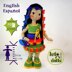 Elena, XLarge Crochet Doll Pattern