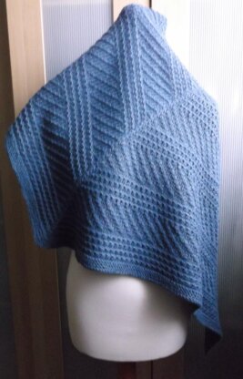 Sapphire shawl Knitting pattern by Brian Smith Designs | LoveCrafts