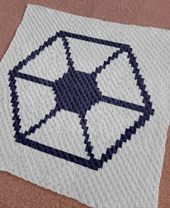 C2C CIS Roundel Chart Star Wars Rug Beginner-friendly Crochet Pattern