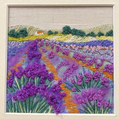 Rowandean Lavender Fields Embroidery Kit