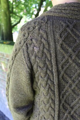 Jen Hagan Design Alford Aran Cardigan PDF