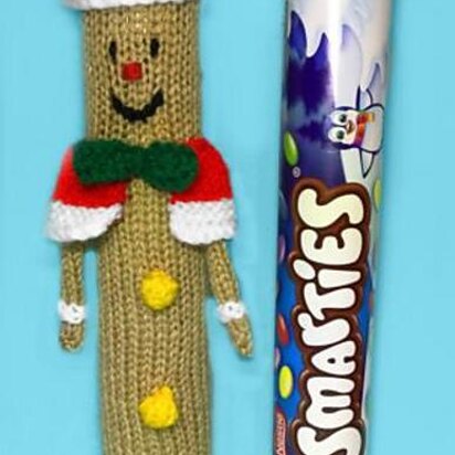 Gingerbread Man Smarties Holder