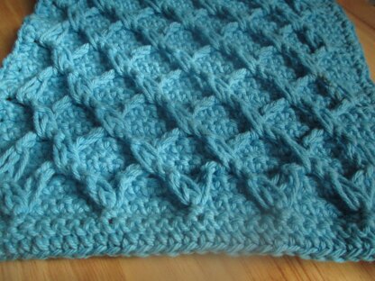 Diamond Cable Dishcloth