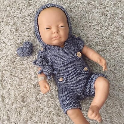 Gone Coastal romper set - knitting pattern
