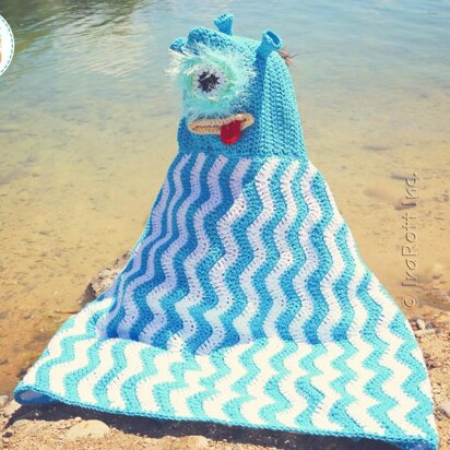 Plutonian Paul Alien Monster Hooded Towel-Blanket