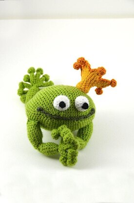 Handsome Frog Prince Crochet Pattern, Frog Amigurumi, Frog Prince Amigurumi, Frog Crochet Pattern