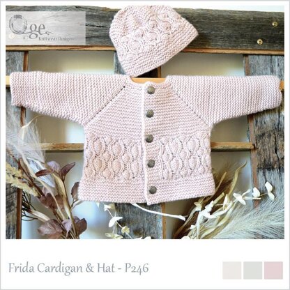 Frida Cardigan & Hat - P246