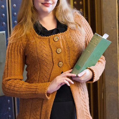Open Book Cardigan - knitting pattern