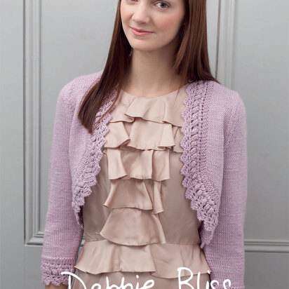 "Andes Two Boleros" - Bolero Knitting Pattern For Women in Debbie Bliss Andes