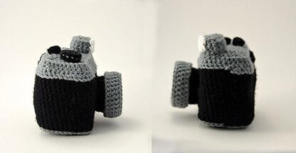 Photo Camera Crochet Pattern, Camera Amigurumi