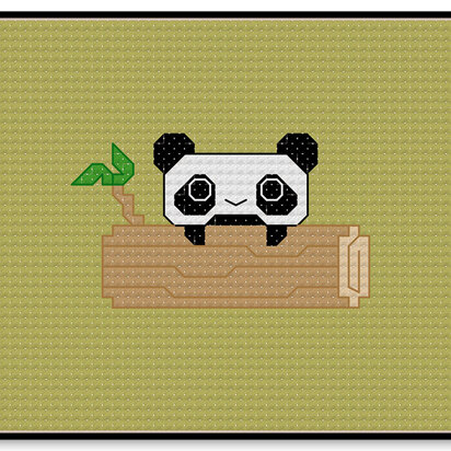 Panda Kawaii - PDF Cross Stitch Pattern