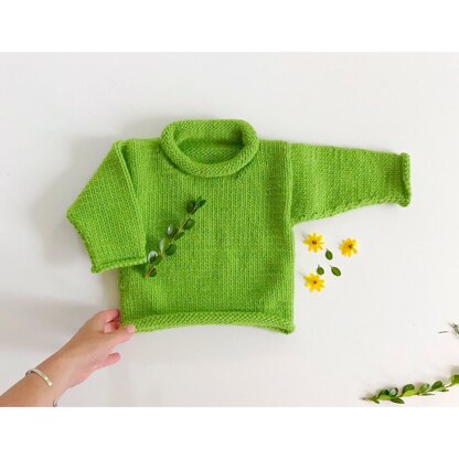 Easy Bulky Sweater- child & adult sweater