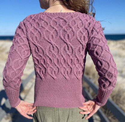 Art Nouveau Cabled Cardigan