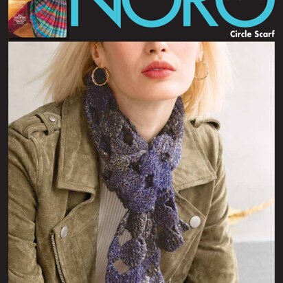 Circle Scarf in Noro Kiri - 15500 - Downloadable PDF