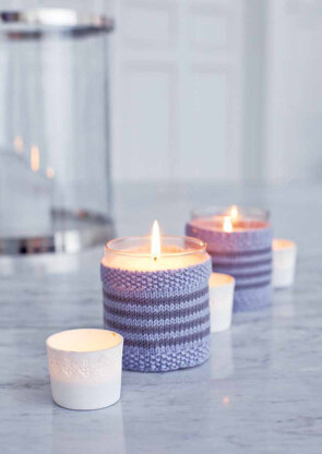 "Lys Candle Holder" - Accessory Knitting Pattern For Home in MillaMia Naturally Soft Merino