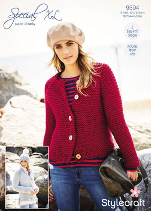 Cardigans in Stylecraft Special Super Chunky - 9594 - Downloadable PDF