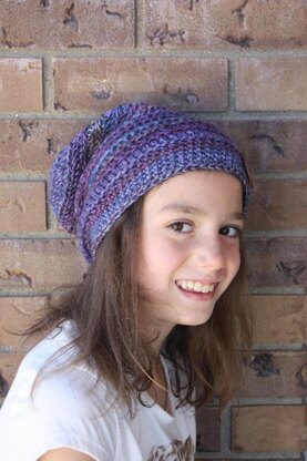 Subtle Stripes Slouchy Hat Pattern