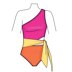 New Look Misses' Swimsuit and Wrap Skirt N6734 - Paper Pattern, Size 8-10-12-14-16-18-20