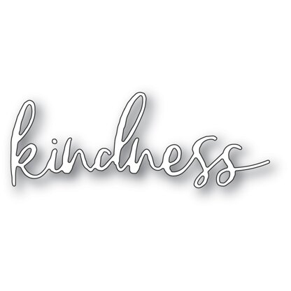 Memory Box Dies - Kindness Cursive Script