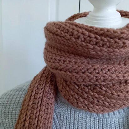 Crochet Easy Man Scarf Pattern