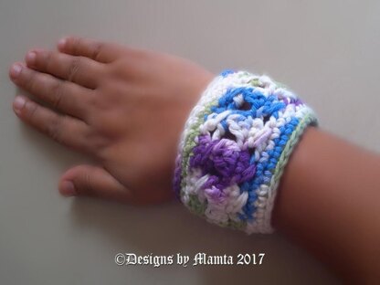 Crochet Bracelet Pattern Chunky Textured Cuff