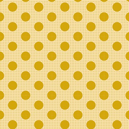 Tilda Medium Dots - Flaxen Yellow