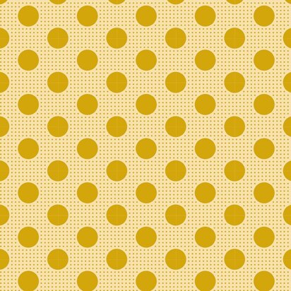 Tilda Medium Dots - Flaxen Yellow