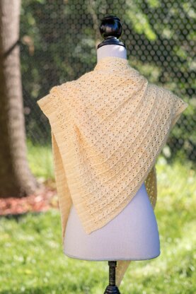 Vertical Sunshine Shawl