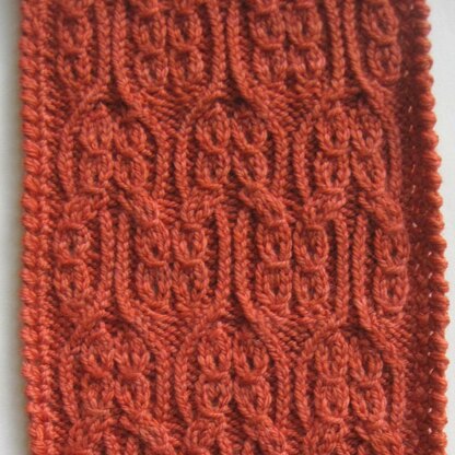 Mock Cable Dishcloth