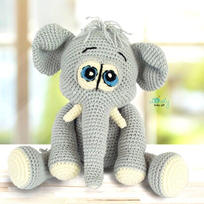 Crochet Elephant Amigurumi Pattern