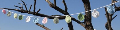 Spring Easter egg garland