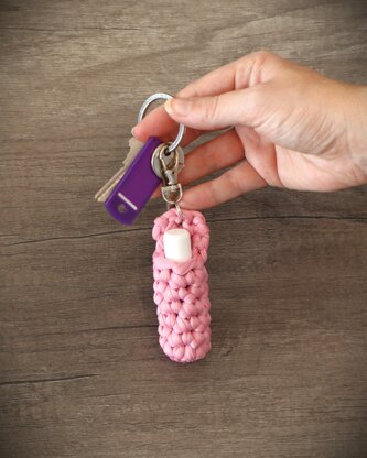 Chapstick Holder Keychain