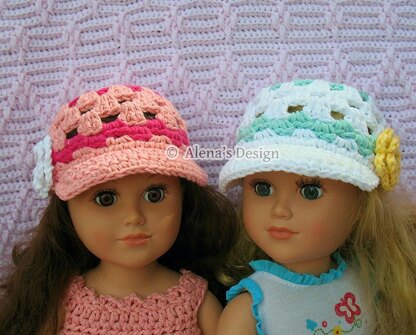 Visor Lace Doll Hat