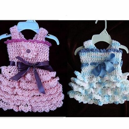 583 CROCHET DRESS, Baby, children, teen, adult