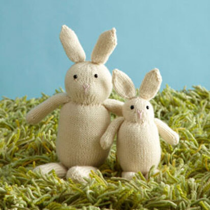 Easter Bunny Toy in Lion Brand Superwash Merino Cashmere - L0137AD