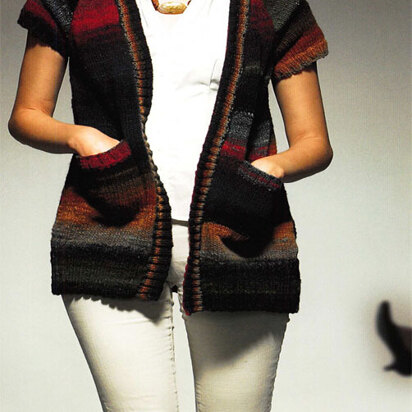 Noro 1707 Raglan Cardigan PDF