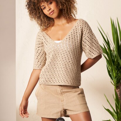 Louna Top in Rowan Handknit Cotton - Downloadable PDF