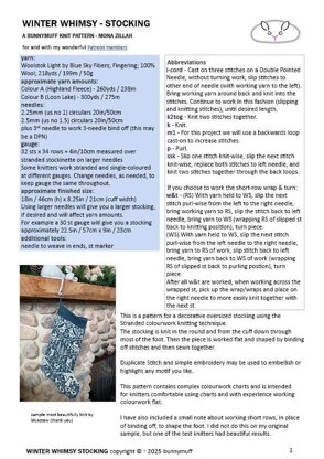 Winter Whimsy stocking