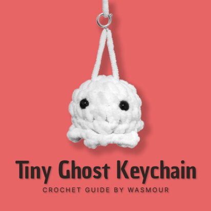 Tiny Ghost Keychain