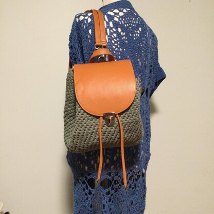 Boho Ribbon Weave Backpack