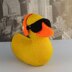 Uber Cool Rubber Ducky Duck Toy