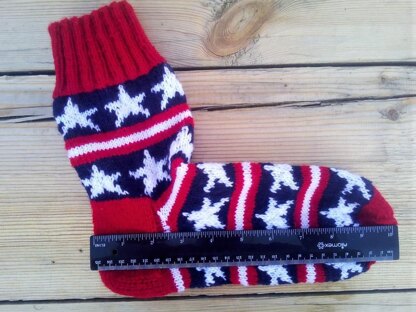 Stars and stripes socks