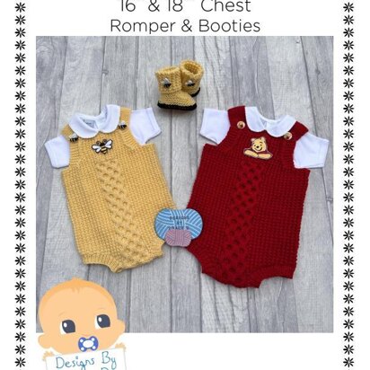 Honey Baby Romper 0-3 & 3-6mths