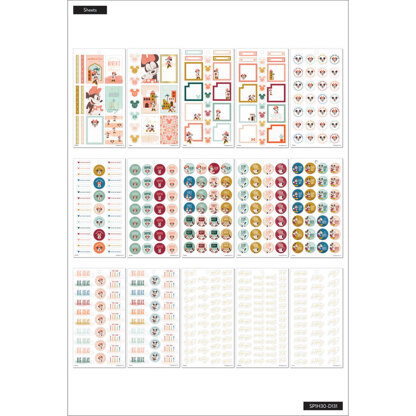 The Happy Planner Disney © Oasis Adventure 30 Sheet Sticker Pad