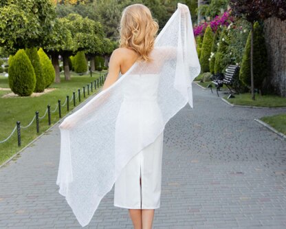 Knitting Pattern Bridal Mohair Shawl