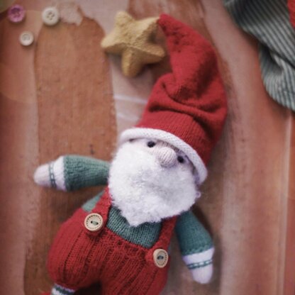 Santa Claus with star hat for Christmas