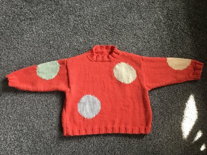 Boys spotty jumper