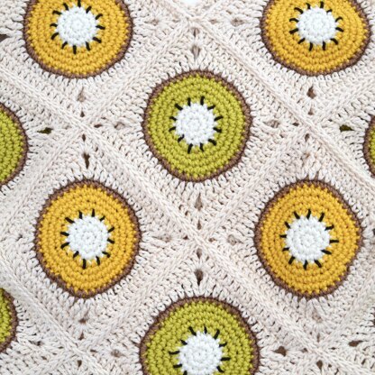 Kiwi Granny Square Bag