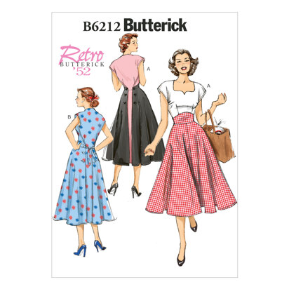 Butterick Kleid für Damen B6212 - Schnittmuster