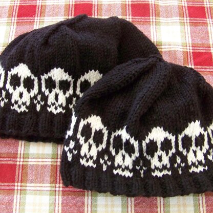 Skull Cap Knitting pattern by Joan Laws | LoveCrafts